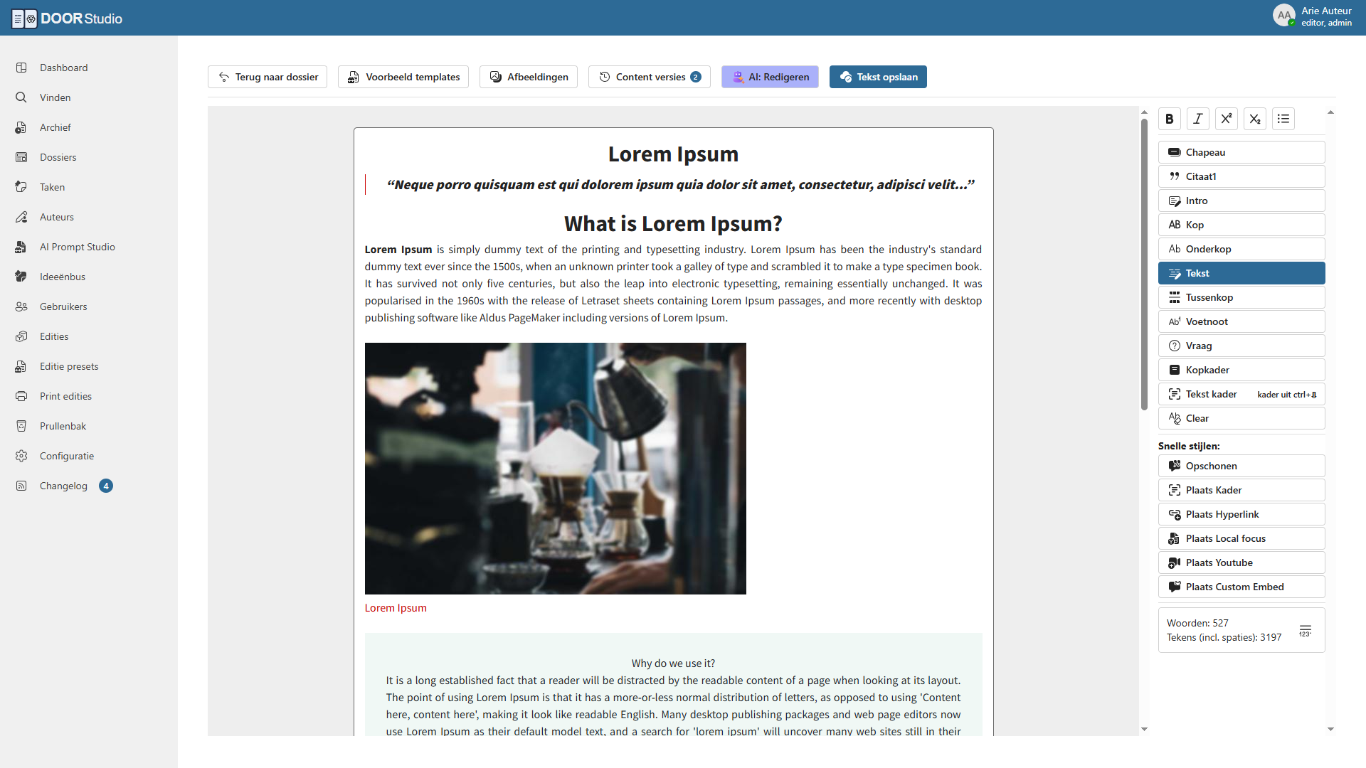 Screenshot teksten schrijven